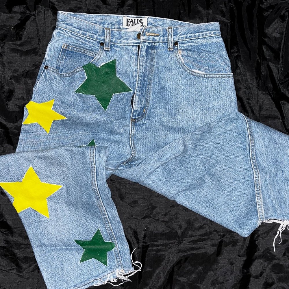 Hand Painted Jeans
